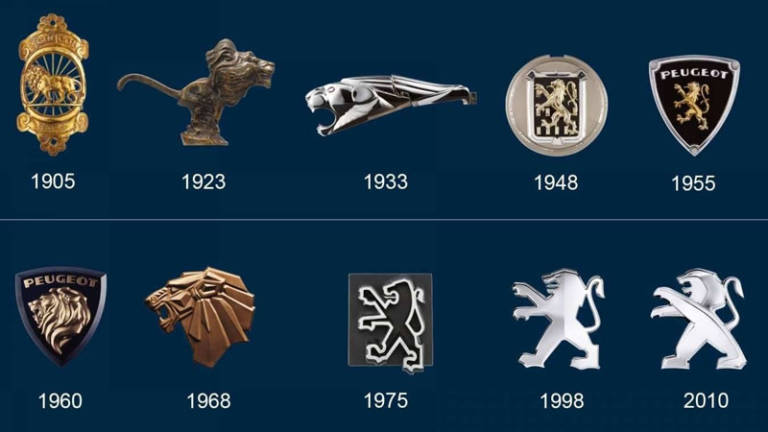 Logo Peugeot evolucion