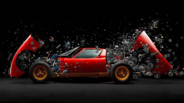 Fabian Oefner lamborghini miura sv desintegrado