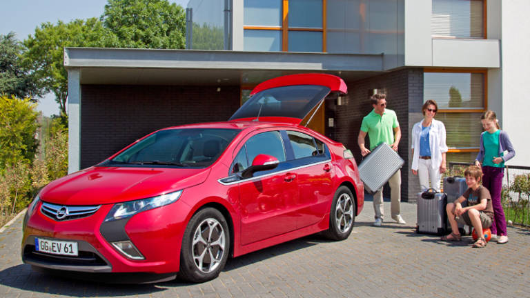 coche eléctrico viaje Opel Ampera