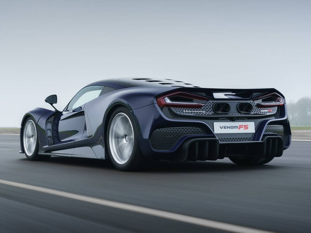Hennessey Venom F5 movimiento trasera