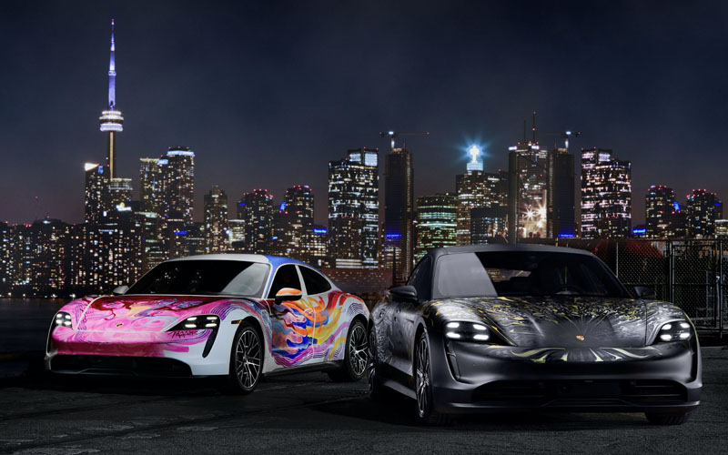 Porsche crea dos Art Cars basados en el Taycan